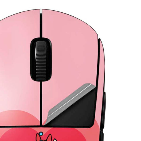 Cartoon Network Powerpuff Girls Hearts G Pro Wireless Gaming Mouse Skin