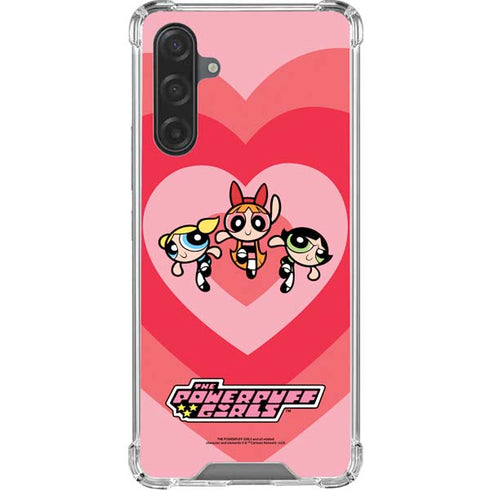 Cartoon Network Powerpuff Girls Hearts Galaxy A17 Clear Case