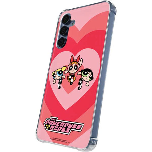 Cartoon Network Powerpuff Girls Hearts Galaxy A35 5G Clear Case