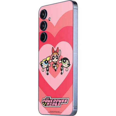 Cartoon Network Powerpuff Girls Hearts Galaxy A35 5G Skin