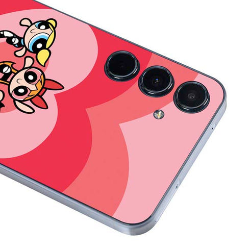 Cartoon Network Powerpuff Girls Hearts Galaxy A35 5G Skin