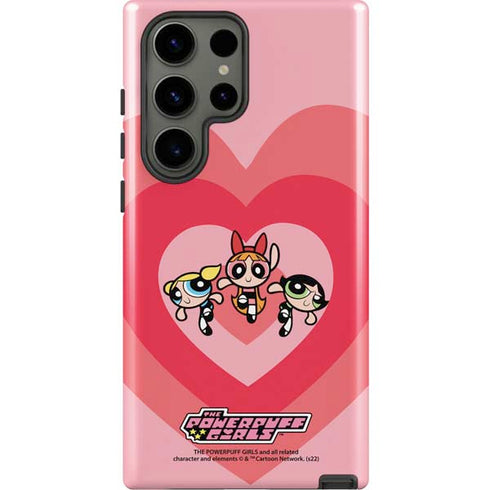 Cartoon Network Powerpuff Girls Hearts Galaxy S23 Ultra Pro Case
