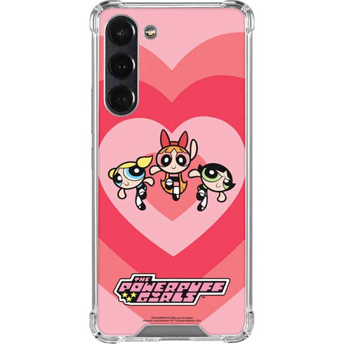 Cartoon Network Powerpuff Girls Hearts Galaxy S24 FE Clear Case