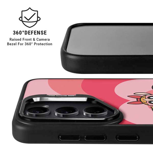 Cartoon Network Powerpuff Girls Hearts Galaxy S25 Kickstand Case