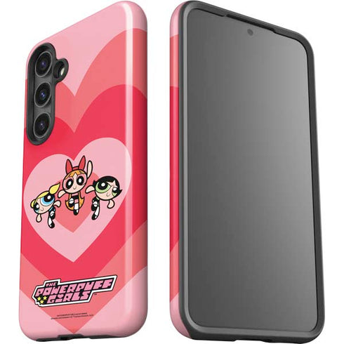 Cartoon Network Powerpuff Girls Hearts Galaxy S25 Plus Impact Case