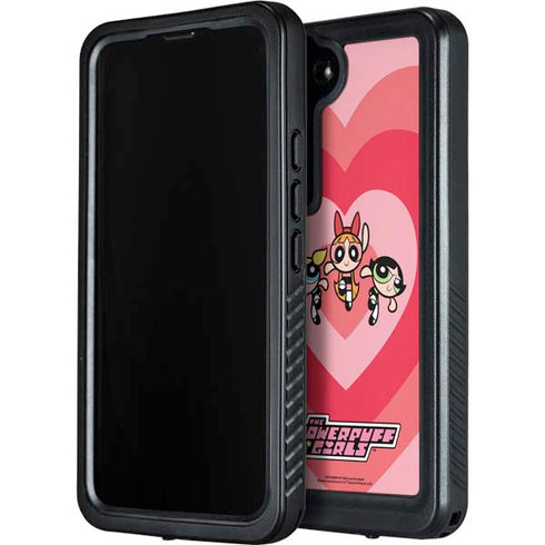 Cartoon Network Powerpuff Girls Hearts Galaxy S24 Plus Waterproof Case