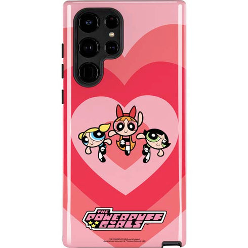 Cartoon Network Powerpuff Girls Hearts Galaxy S25 Ultra Impact Case