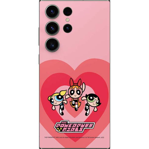 Cartoon Network Powerpuff Girls Hearts Galaxy S25 Ultra Skin