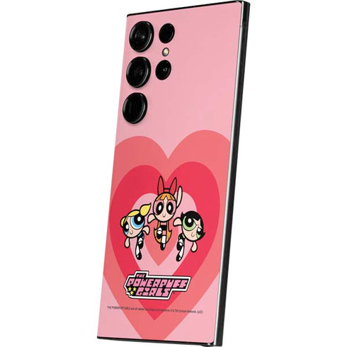 Cartoon Network Powerpuff Girls Hearts Galaxy S25 Ultra Skin