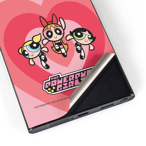 Cartoon Network Powerpuff Girls Hearts Galaxy S25 Ultra Skin