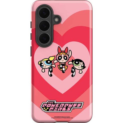 Cartoon Network Powerpuff Girls Hearts Galaxy S26 Plus Impact Case