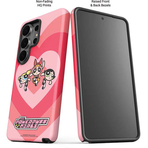 Cartoon Network Powerpuff Girls Hearts Galaxy S26 Ultra Impact Case
