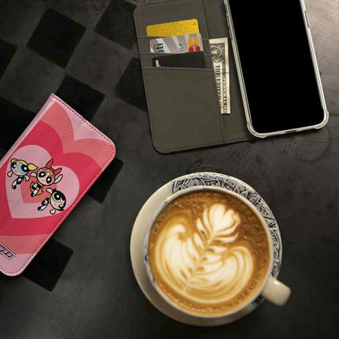 Cartoon Network Powerpuff Girls Hearts iPhone 15 Pro Max Folio Case