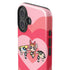 Cartoon Network Powerpuff Girls Hearts iPhone 16 Impact Case