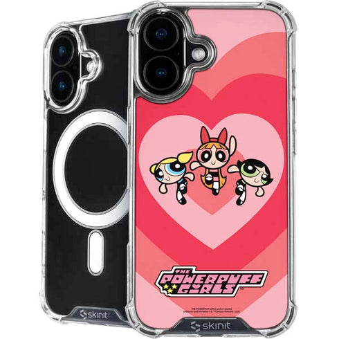 Cartoon Network Powerpuff Girls Hearts iPhone 16 MagSafe Case