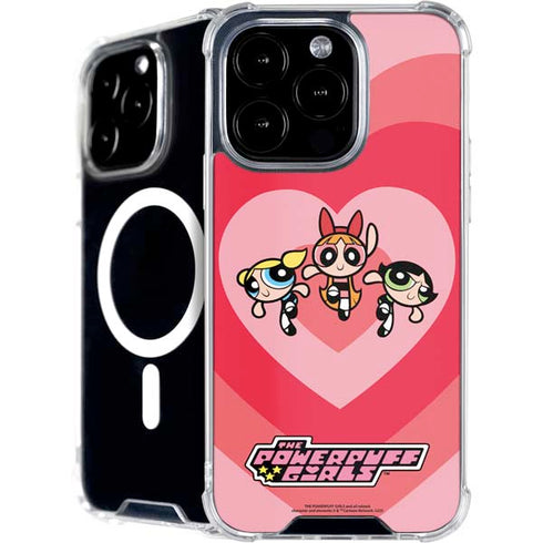 Cartoon Network Powerpuff Girls Hearts iPhone 16 Pro Max MagSafe Case