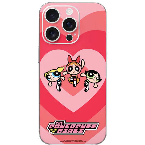 Cartoon Network Powerpuff Girls Hearts iPhone 16 Pro Skin