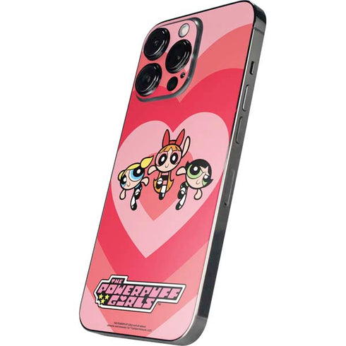 Cartoon Network Powerpuff Girls Hearts iPhone 16 Pro Skin