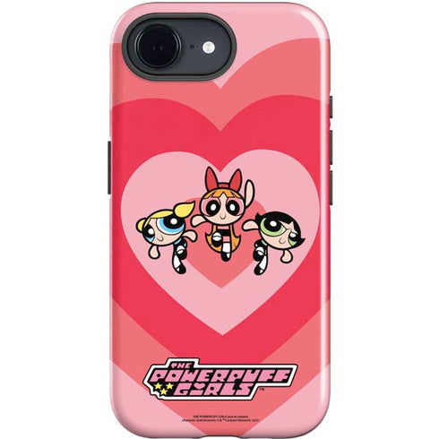 Cartoon Network Powerpuff Girls Hearts iPhone 16e Impact Case