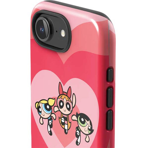 Cartoon Network Powerpuff Girls Hearts iPhone 16e Impact Case