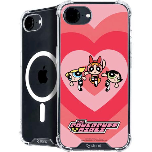 Cartoon Network Powerpuff Girls Hearts iPhone 16e MagSafe Case