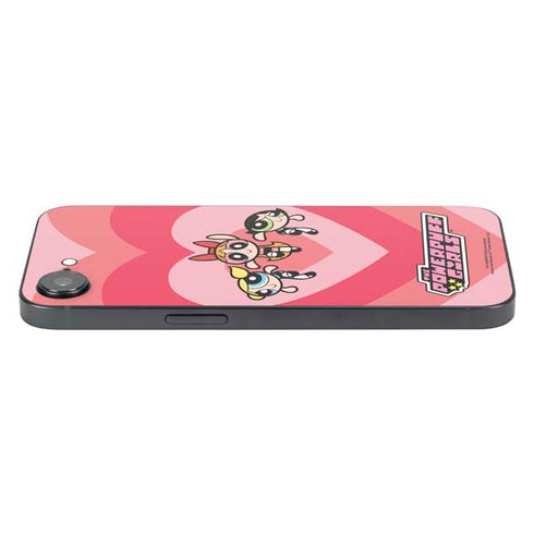 Cartoon Network Powerpuff Girls Hearts iPhone 16e Skin