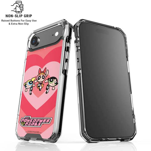 Cartoon Network Powerpuff Girls Hearts iPhone 17 Air Clear Case