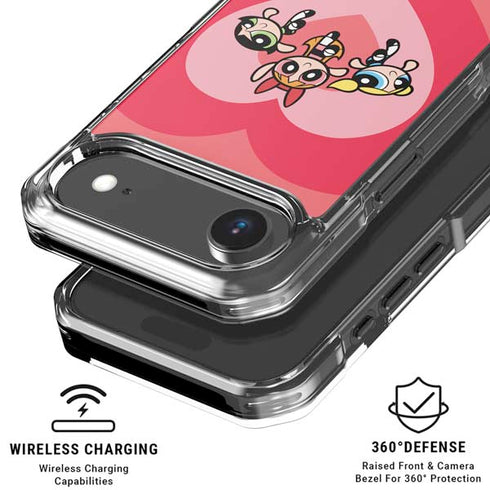 Cartoon Network Powerpuff Girls Hearts iPhone 17 Air MagSafe Case