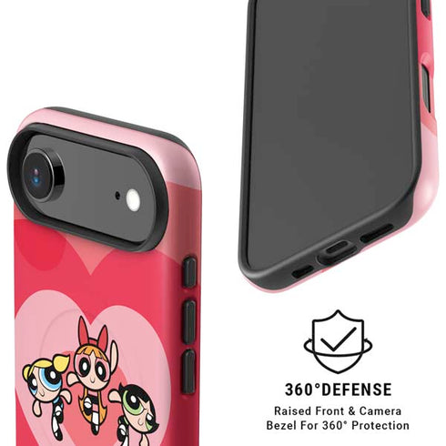 Cartoon Network Powerpuff Girls Hearts iPhone 17 Air Magsafe Impact Case