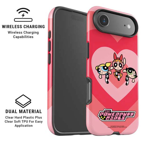 Cartoon Network Powerpuff Girls Hearts iPhone 17 Air Magsafe Impact Case