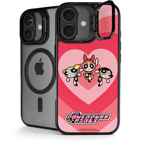 Cartoon Network Powerpuff Girls Hearts iPhone 17 Kickstand Case