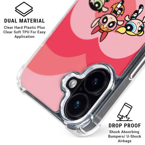 Cartoon Network Powerpuff Girls Hearts iPhone 17 MagSafe Case