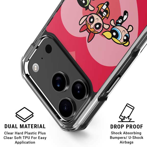 Cartoon Network Powerpuff Girls Hearts iPhone 17 Pro MagSafe Case