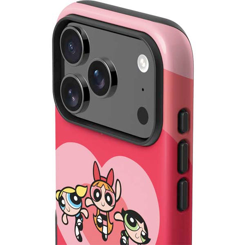 Cartoon Network Powerpuff Girls Hearts iPhone 17 Pro Max Impact Case