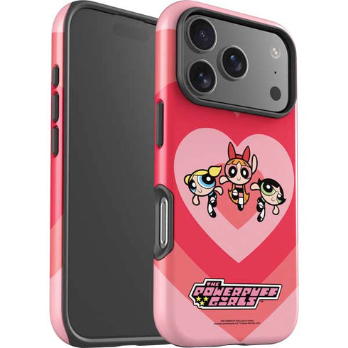 Cartoon Network Powerpuff Girls Hearts iPhone 17 Pro Max Impact Case