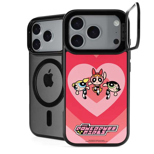 Cartoon Network Powerpuff Girls Hearts iPhone 17 Pro Max Kickstand Case