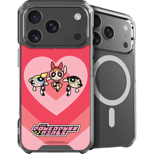 Cartoon Network Powerpuff Girls Hearts iPhone 17 Pro Max MagSafe Case