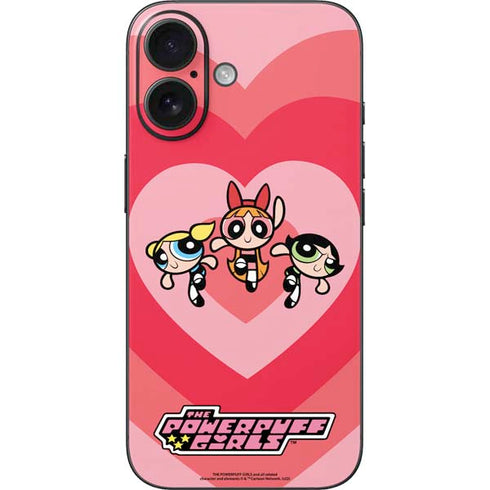 Cartoon Network Powerpuff Girls Hearts iPhone 17 Skin