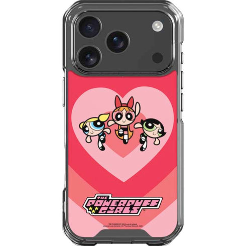 Cartoon Network Powerpuff Girls Hearts iPhone 18 Pro Clear Case