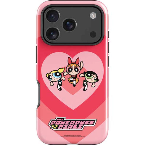 Cartoon Network Powerpuff Girls Hearts iPhone 18 Pro Impact Case