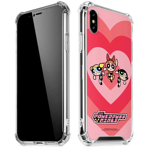 Cartoon Network Powerpuff Girls Hearts iPhone X/XS Clear Case