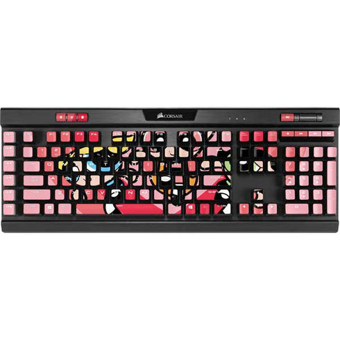 Cartoon Network Powerpuff Girls Hearts K95 RGB PLATINUM Mechanical Gaming Keyboard Skin