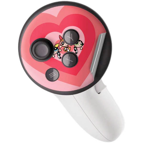 Cartoon Network Powerpuff Girls Hearts Meta Quest 3S Skin