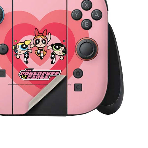 Cartoon Network Powerpuff Girls Hearts Nintendo Switch 2 (2025) Joy-Con Controller Skin