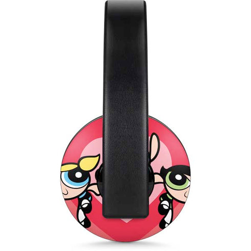 Cartoon Network Powerpuff Girls Hearts PlayStation 4 Gold Wireless Headset Skin