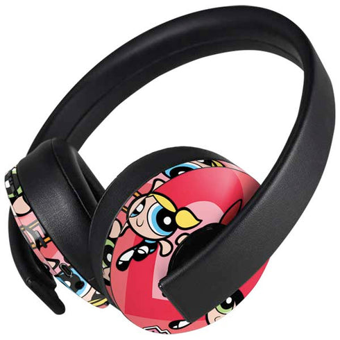 Cartoon Network Powerpuff Girls Hearts PlayStation 4 Gold Wireless Headset Skin