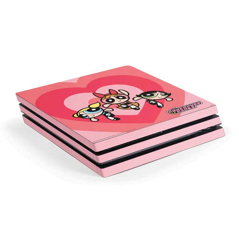 Cartoon Network Powerpuff Girls Hearts PlayStation PS4 Skins