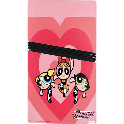 Cartoon Network Powerpuff Girls Hearts PS5 Pro Console Skin