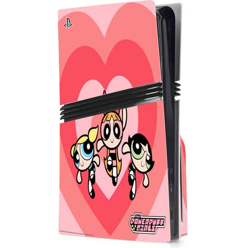 Cartoon Network Powerpuff Girls Hearts PlayStation PS5 Skins