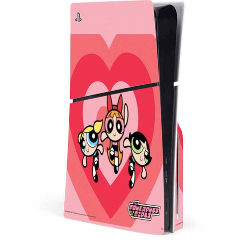 Cartoon Network Powerpuff Girls Hearts PlayStation PS5 Skins
